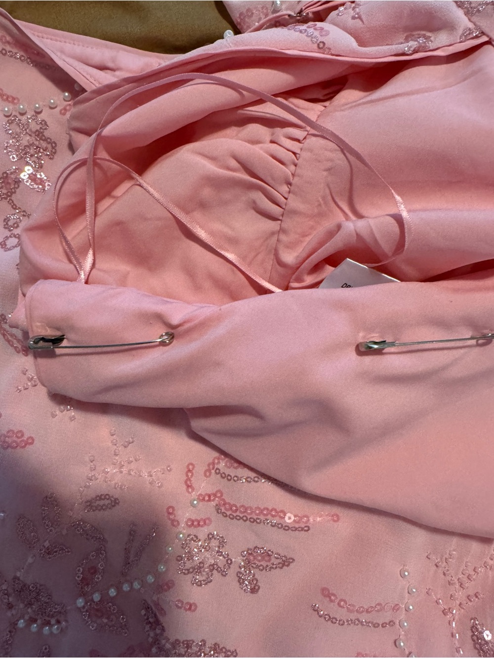 Altar'd State Pink Sequin Floral Skirt Set - Picture 4 of 4